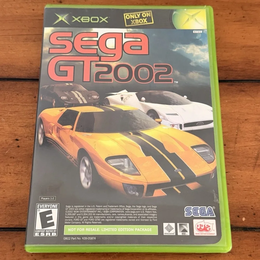 SEGA GT 2002 Jet‎ Set Radio Future combo disk JSRF Original Xbox Complete